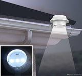 5 Outdoor Solar Powered LED Wall Path Landscape Mount Garden Fence Light Lamp
