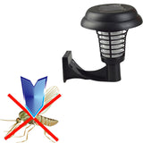 2 in1 LED Solar Power Mosquito Bug Zapper Killer Light
