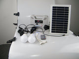 6 Watt Portable Solar Generator, Lightweight Emergency Charger,
