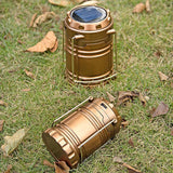 Ultra Bright Camping Lantern Solar Rechargeable LED Light with USB Power Bank