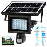 Solar Waterproof Security IP Camera With Night Vision Security  CCTV Video