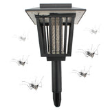 Solar Powered Mosquito Insect Bug Pest Zapper Garden Light