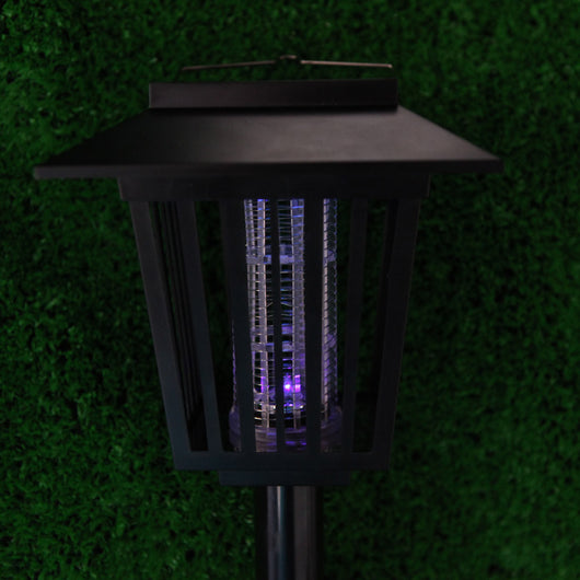 Solar Powered Mosquito Insect Bug Pest Zapper Garden Light