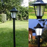 Outdoor Solar Power LED Path Way Wall Landscape  Lamp Light
