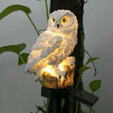 White Owl Solar Garden Stake