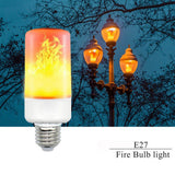4 pack LED Flicker Flame Fire Light Bulb