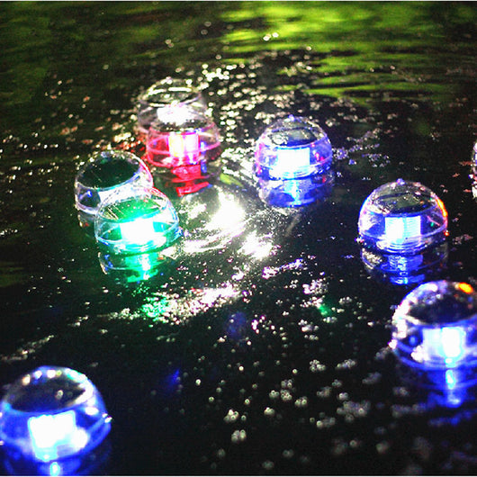 Solar LED Floating Garden Pool Lights  (Rotating Color)